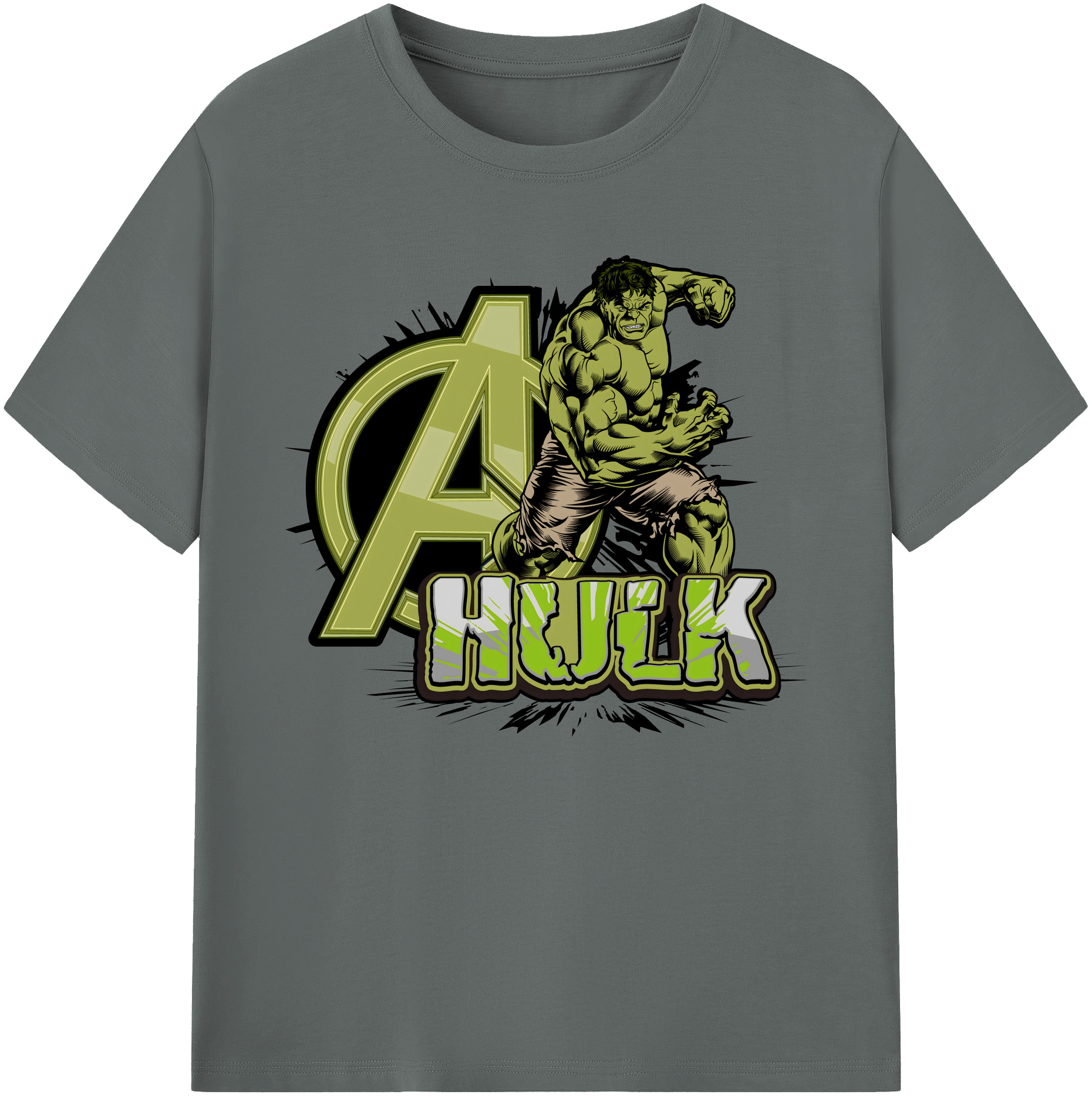 （画像用） アベンジャーズ The Avengers 綿100％ メンズ半袖Tシャツ｜肌触りやわらか＆通気性